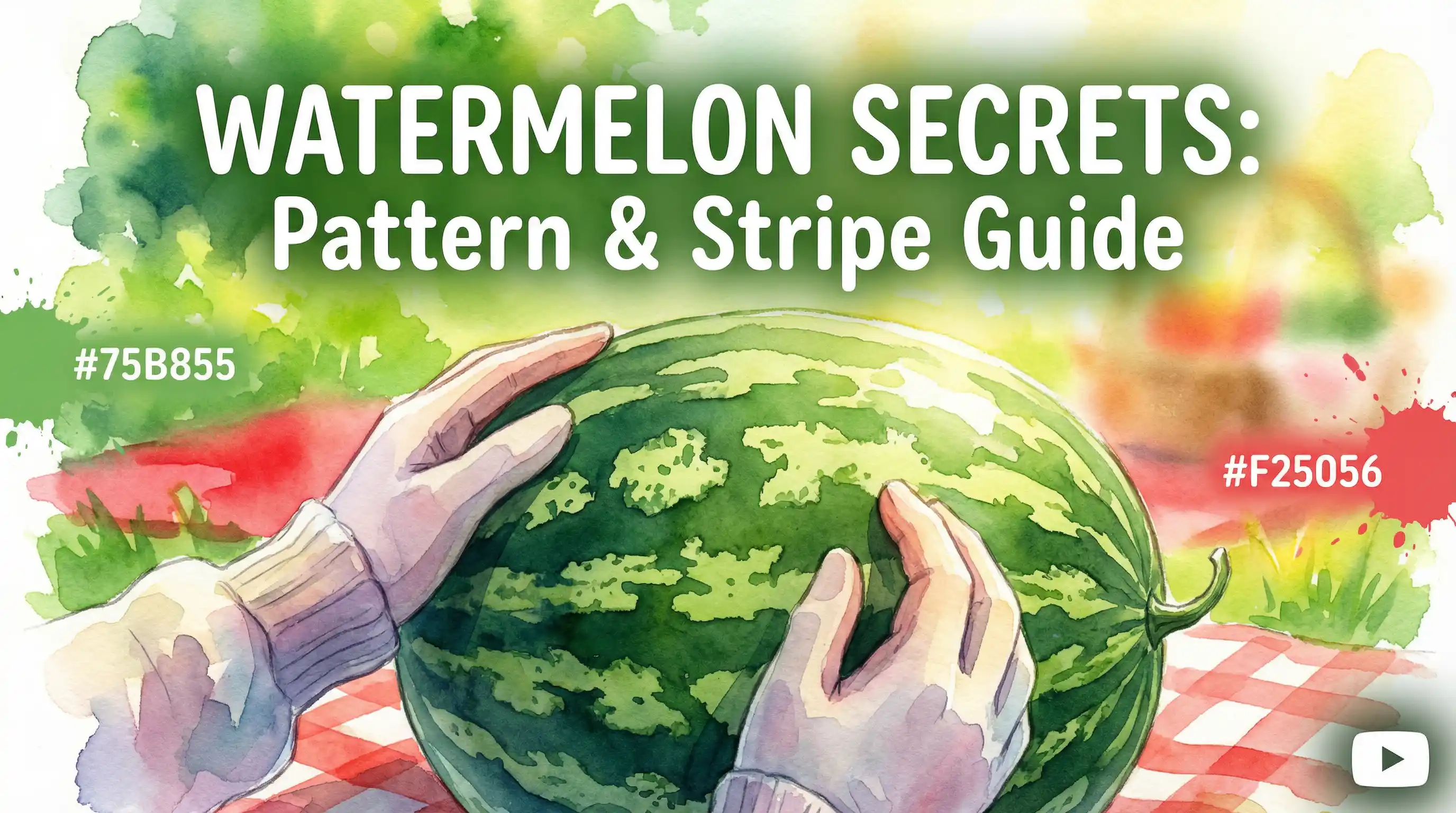 观察西瓜花纹的正确方法 - 暗网吃瓜